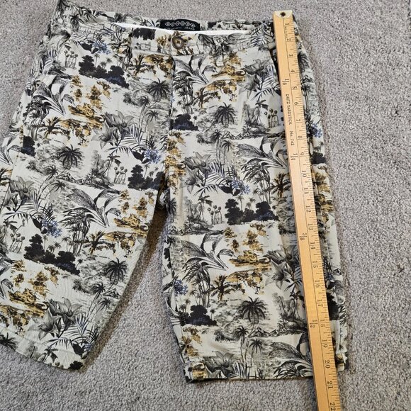 Men's Bonobos Khaki Chino Shorts US 28/ EU 38 Vert Kaki Army Print Vint - Picture 5 of 8